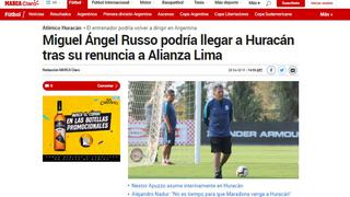 Así informa la prensa internacional sobre la posible llegada de Miguel Ángel Russo a Huracán [FOTOS]