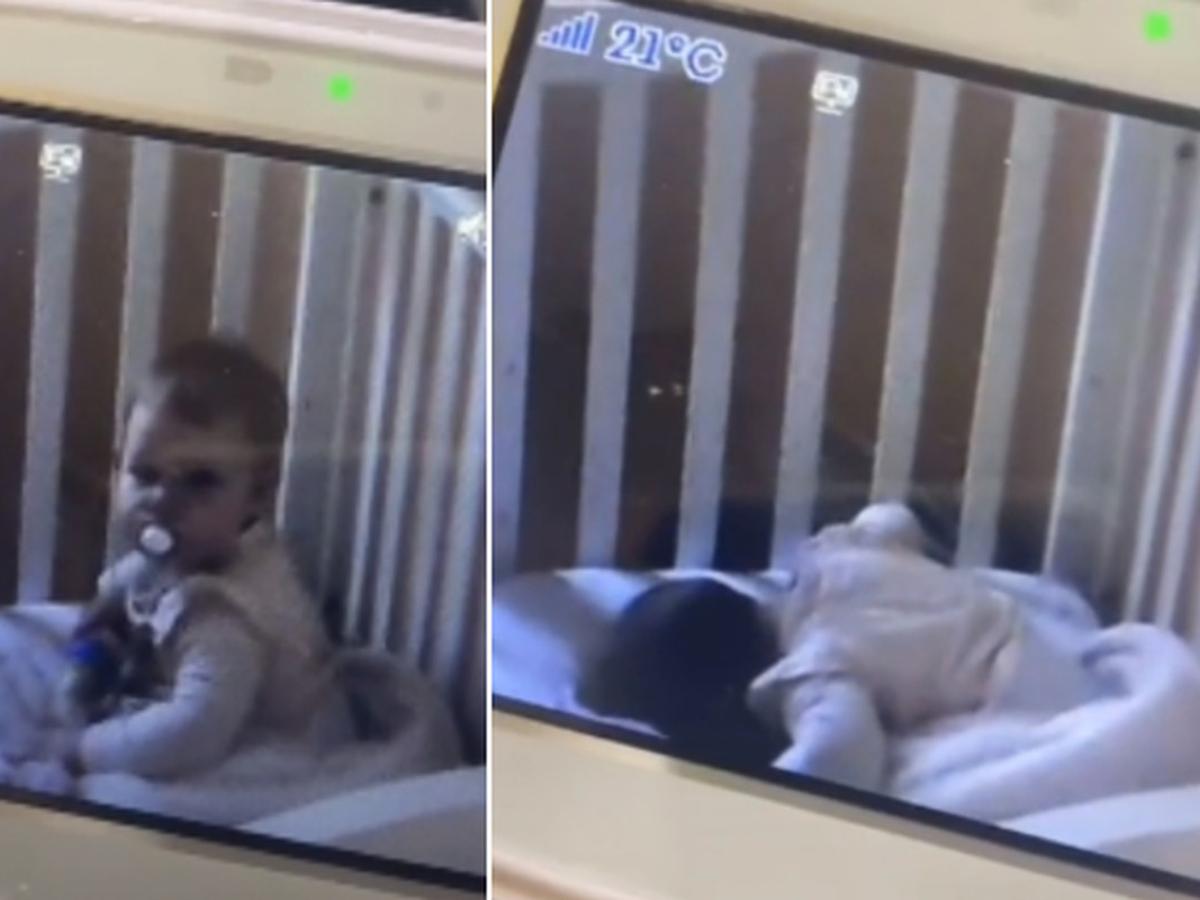 Video viral: Bebé descubre que cámara de seguridad la vigila y se queda  dormida “en el acto”, TikTok, Redes sociales, Tendencias de última hora  en redes sociales, OFF-SIDE