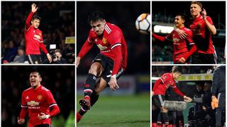 Le queda bien el rojo: las mejores postales del debut de Alexis Sánchez con Manchester United