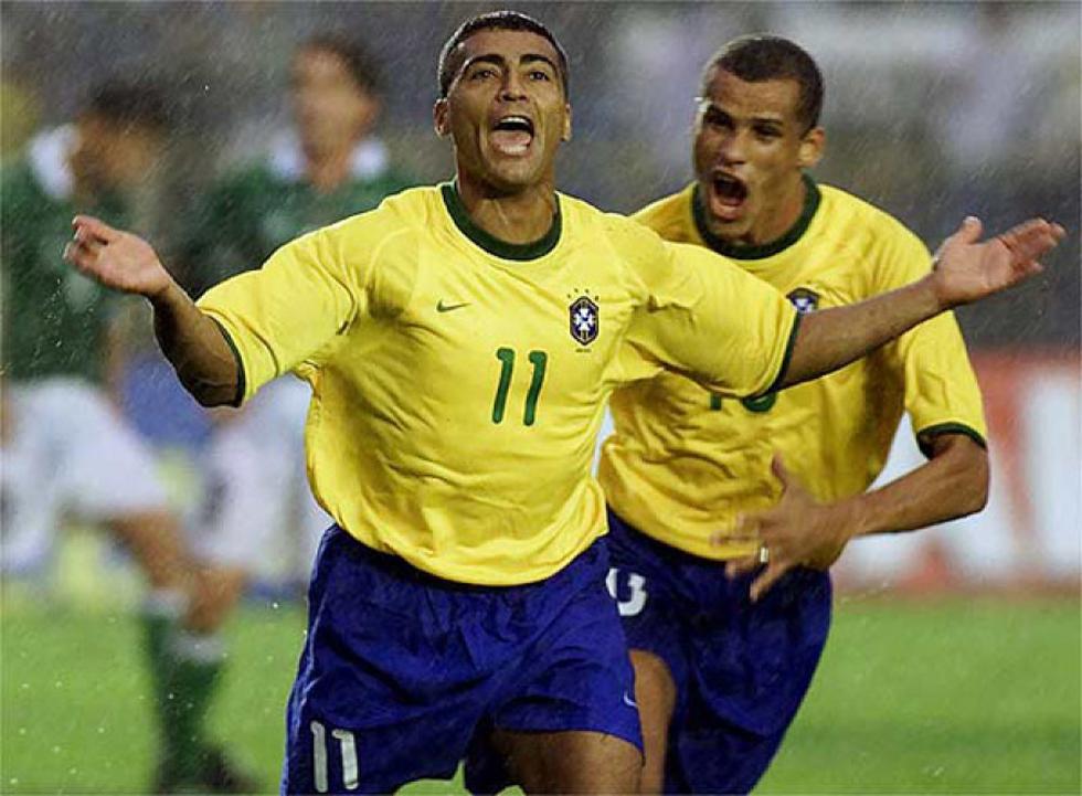 Romario es recordado por sus maravillosas actuaciones con la camiseta de Brasil.