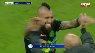Gol de Arturo Vidal: el ‘Rey’ anotó así el 2-1 en el Inter de Milán vs. Sheriff [VIDEO]