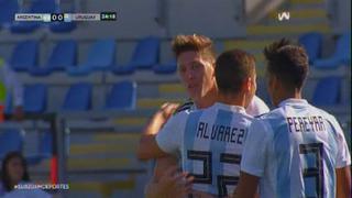 ¡Un poema! Golazo de Anibal Moreno para el 1-0 de Argentina ante Uruguay por Sudamericano Sub 20 [VIDEO]