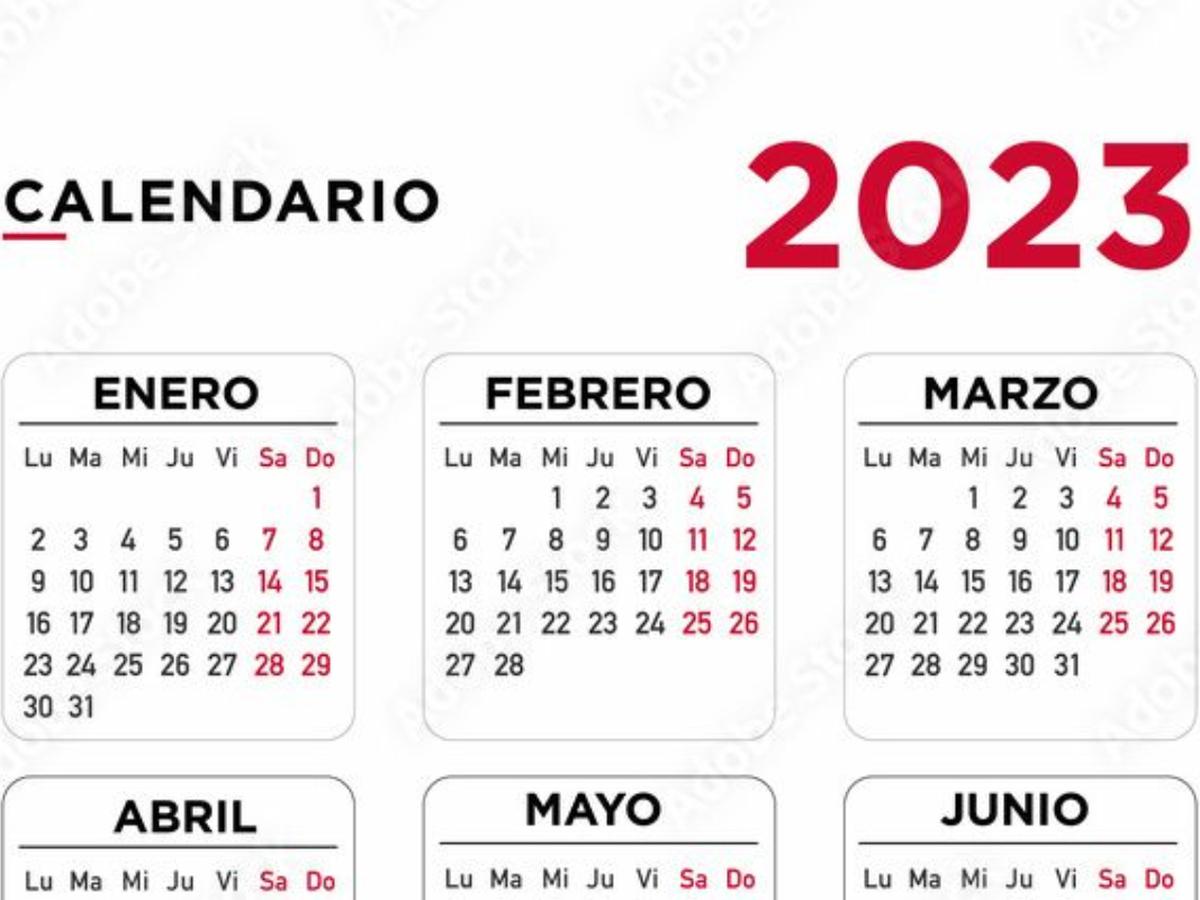 Calendario 2023 Estados Unidos