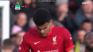 Klopp aplaudió la jugada: Luis Díaz casi marca un golazo en Liverpool vs. Norwich [VIDEO]