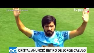 Sporting Cristal confirma el retiro de Jorge Cazulo con emotiva publicación