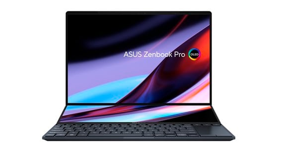 Asus lanza su nueva laptop con doble pantalla, la Asus Zenbook Pro 14 Duo OLED (UX8402) (Foto: Asus)