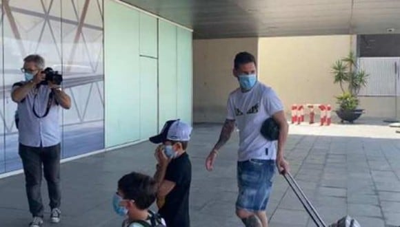 Messi se va de vacaciones en plena pandemia. (Foto: TUDN)