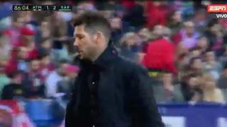 El insulto de Simeone tras el gol de Messi en el Atlético Madrid-Barcelona