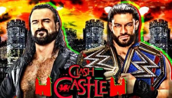 Cartelera y horarios de WWE Clash at the Castle 2022. (Foto: WWE)