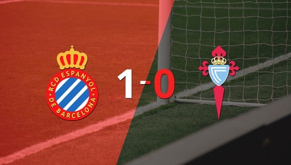 Con un solo tanto, Espanyol derrotó a Celta en el Cornellá-El Prat