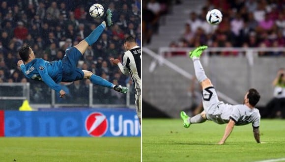 Lionel Messi marcó un golazo de chilena el sábado último ante Clermont en la Ligue 1.