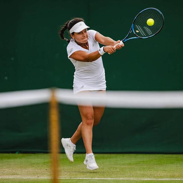 Lucciana Pérez avanzó a la segunda ronda de Wimbledon Junior 2023. (Foto: ITF Tennis)