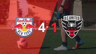 Con doblete de Luquinhas, New York Red Bulls liquidó 4-1 a DC United