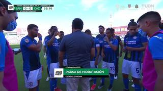 Juan Reynoso ‘explota’ contra sus jugadores en el Cruz Azul-Santos: “Rómpele la cabeza” [VIDEO]