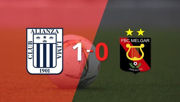 Con lo justo, Alianza Lima venció a Melgar 1 a 0 en el estadio Alberto Gallardo