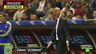 Zinedine Zidane tuvo tremendo enfado con Cristiano Ronaldo ante Levante