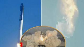 Video viral: El Momento en que el cohete ‘Starship’ de Elon Musk explota en el aire