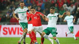 Suiza a Rusia 2018: igualó 0-0 con Irlanda del Norte en el partido de vuelta del repechaje
