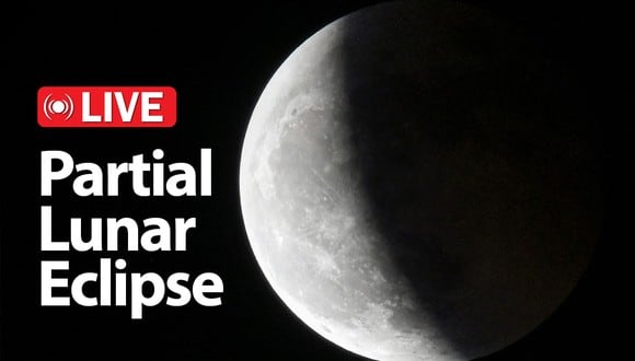 A partial lunar eclipse will be visible in different parts of the world from Saturday, October 28 to Sunday, October 29. (Photo: AFP)