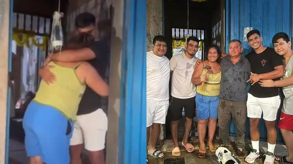 José Rivera cumplió sueño a sus padres en Tarapoto. (Video: Instagram)