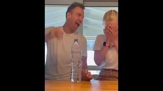 Repudio al ‘Maxi’ López en redes: la broma del agua y huevo que le hizo a su novia [VIDEO]