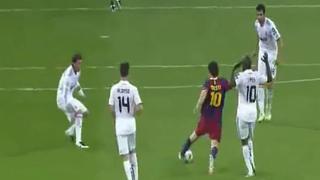 Cuatro en el camino y dos al suelo: el día del mejor golazo de Messi al Real Madrid en el Bernabéu