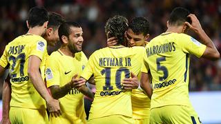 Con gol y asistencia de Neymar: PSG ganó 3-0 a Guingamp y es líder de la Ligue 1