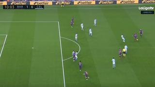 Ousmane da la hora: Dembélé le hizo gol a Celta que empezó con un demencial pase de Messi [VIDEO]