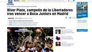 Mundo millonario: así informó la prensa internacional el título de River Plate por Copa Libertadores