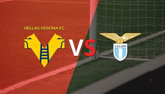 Termina el primer tiempo con una victoria para Hellas Verona vs Lazio por 2-0