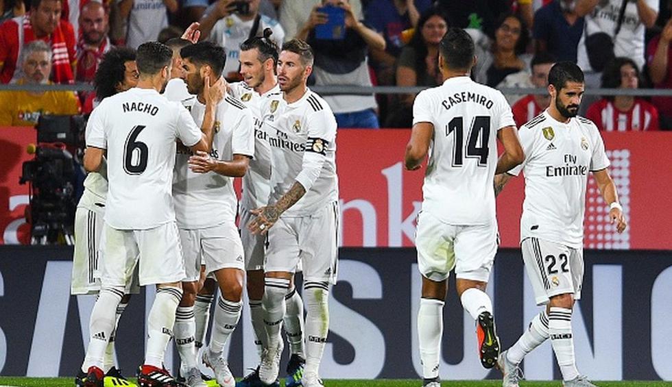 A paso firme: Real Madrid aplastó 4-1 a Girona por la Liga Santander 2018-19 desde Montilivi. (Getty Images)