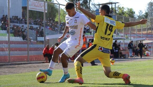 Ayacucho FC vs. Cantolao en partido por la fecha 19 del Torneo Apertura 2022. (Foto: Liga 1)