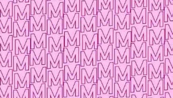 En esta imagen, cuyo fondo es de color rosado, abundan las letras ‘M’. Entre ellas, está la ‘N’. (Foto: MDZ Online)