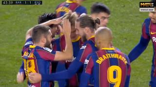 Risa cómplice: el gol de De Jong luego de la angustia del VAR en Barcelona vs. Real Sociedad [VIDEO]