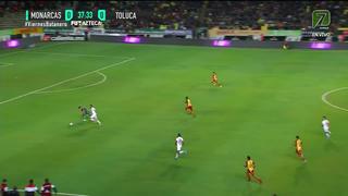 Se sacó al arquero como cono: Gigliotti pone el 1-0 en el Morelia vs. Toluca por Clausura 2020 Liga MX [VIDEO]