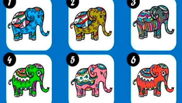 Escoge uno de los seis elefantes en la imagen y conoce cuál es tu tipo de personalidad.|  Foto: cortesía Namastest