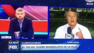 Borghi tuvo acalorada discusión con periodista por fracaso de Chile a Rusia 2018 [VIDEO]