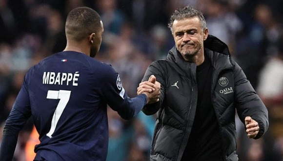 Luis Enrique y Mbappé coinciden por primera temporada en el PSG. (Foto: Getty Images)