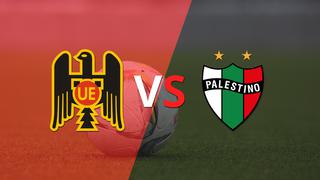 Termina el primer tiempo con una victoria para Unión Española vs Palestino por 1-0