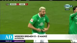 Claudio Pizarro participa en derrota del Bremen