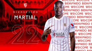 Soñando con derrocar al Real Madrid: Anthony Martial fue anunciado como jugador de Sevilla