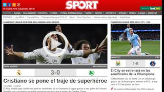 Real Madrid: La reacción de la prensa internacional después de la remontada