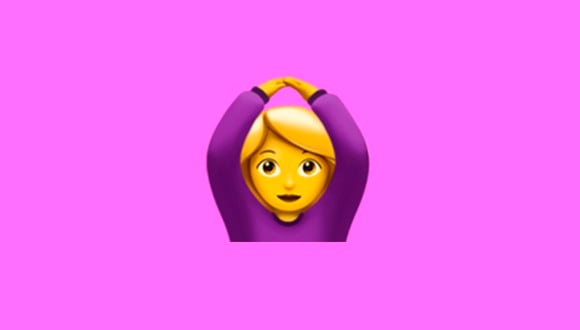 ¿Sabes realmente qué significa la mujer con las manos en la cabeza en WhatsApp? Aquí te lo explicamos. (Foto: Emojipedia)