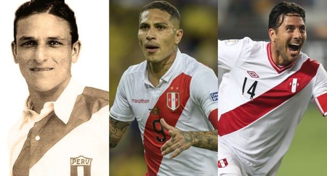 Los 10 máximos goleadores de la Selección Peruana. (Foto: GEC / Archivo)