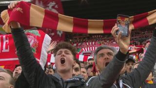 Barcelona vs. Liverpool: así retumbó el estadio de Anfield con el ‘You’ll never walk alone’