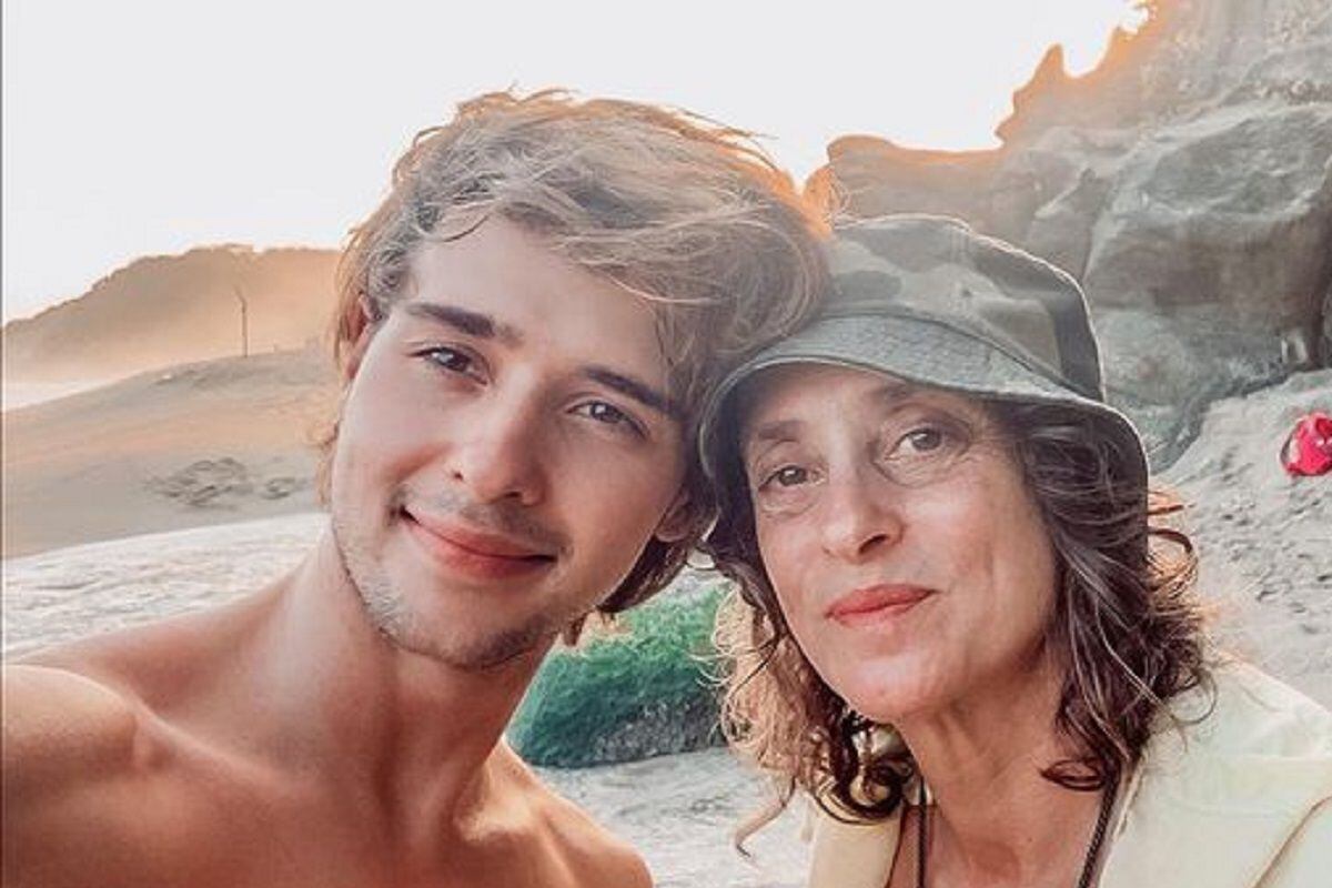 Julián Cañeque Cerati junto a su madre Estela Cerati (Foto: Julián Cañeque Cerati/ Instagram)