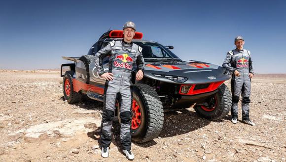 Pilotos de Audi se preparan para su participación en el Rally Dakar 2023. (Foto: Audi)