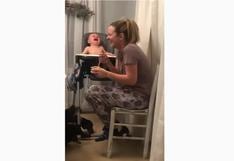 Intenta no reír: bebé ‘estalla’ en carcajadas a ver a su mama estornudar y momento es lo más viral en las redes [VIDEO]