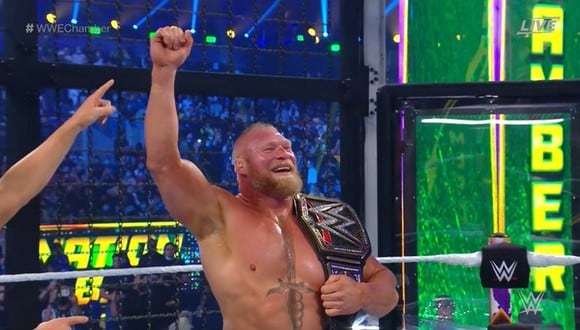 Brock Lesnar como nuevo campeón: así fue el minuto a minuto del WWE Elimination Chamber. (WWE)