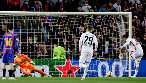 Barcelona cayó por 3-2 ante Eintracht Frankfurt en el Camp Nou. (Foto: Getty Images)
